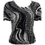 Camisas  manga corta de Popcorn gastr&Atilde;&sup3;nomo - Swirl Black-White