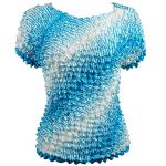 Gourmet Popcorn - Short Sleeve - Motif Zebra Swirl - Turquoise