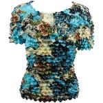 Gourmet Popcorn - Short Sleeve - Abstract - Sky Blue-Ivory