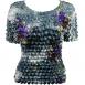 Floral - Charcoal-Purple Floral - Charcoal-Purple