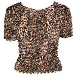 Camisas  manga corta de Popcorn gastr&Atilde;&sup3;nomo - Leopard