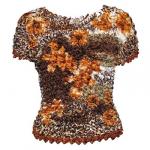 Camisas  manga corta de Popcorn gastr&Atilde;&sup3;nomo - Motif Leopard & Lily