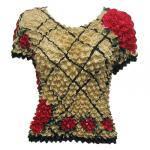 Camisas  manga corta de Popcorn gastr&Atilde;&sup3;nomo - Motif Floral Lattice