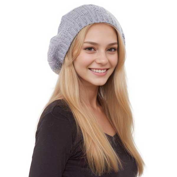 3114 - Winter Knit Hats - 237 - Grey<br>
Beret Style One Size Fits Most 3114 - Winter Knit Hats 237 - Grey<br>
Beret Style - One Size Fits Most