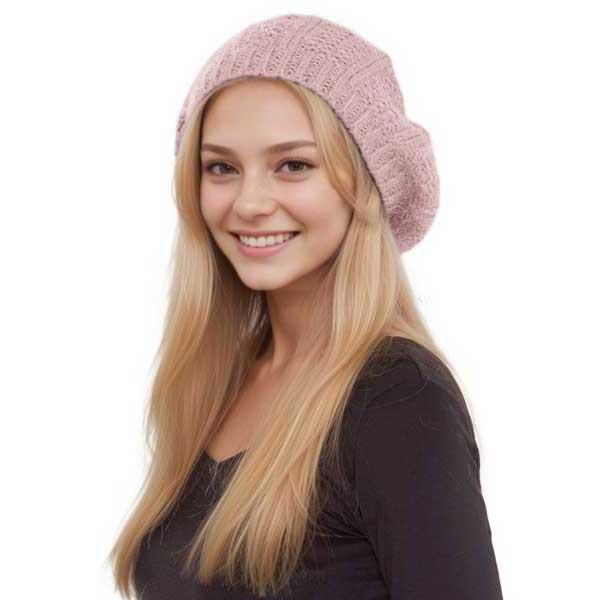 3114 - Winter Knit Hats - 237 - Pink<br>
Beret Style One Size Fits Most 3114 - Winter Knit Hats 237 - Pink<br>
Beret Style - One Size Fits Most