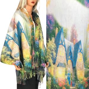 3196 - Sueded Art Design Shawls (Without Buttons) #17 Print - 72