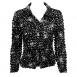 Abstract Dots Black-White