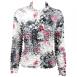 White-Black-Pink Floral