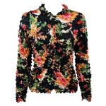Bright Floral on Black