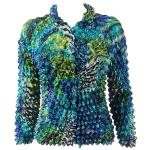 Abstract Zebra Blue-Green