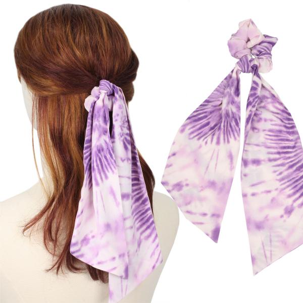 Wholesale 3440 - Hair Ties TIE DYE PRINT PK Hair Tie 2071 - 