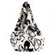 White-Black-Grey Flowers - White