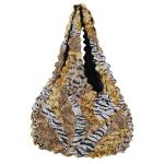 Popcorn Bags - Safari Gold - Black