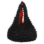 Popcorn Bags - Black - Burgundy
