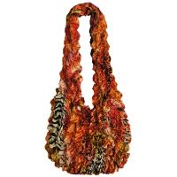 Carteras de Popcorn de lujo - Abstract Zebra Red-Orange- Paprika
