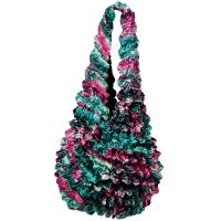 Carteras de Popcorn de lujo - Magenta-Green Floral- Hunter Green