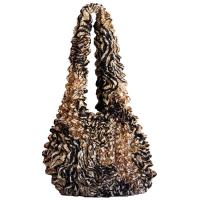 Carteras de Popcorn de lujo - Swirl Animal- Taupe