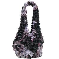 Carteras de Popcorn de lujo - Abstract Floral Purple-Rose - Maroon