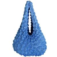 Carteras de Popcorn de lujo - Denim - Blue Blossoms