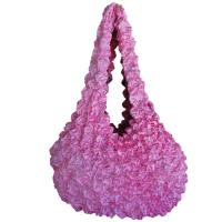 Carteras de Popcorn de lujo - Baby Pink - Abstract Pink-Red