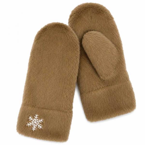 3571 - Winter Mittens - Snowflake Tan<br>
Plush Mittens 3571 - Winter Mittens Snowflake Tan<br>
Plush Mittens -