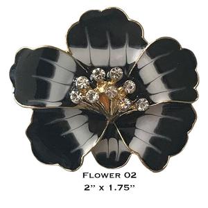 3700 - Magnetic Flower Brooches Flower - 02 - 2