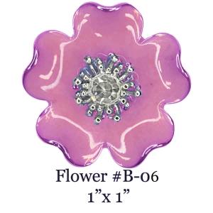 3700 - Magnetic Flower Brooches Flower - B06 - 1.25