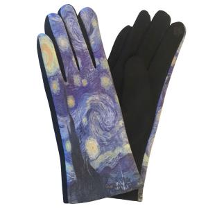 3709 - Art Design Touch Screen Gloves Art-01<br>
Touch Screen Gloves - One Size Fits Most