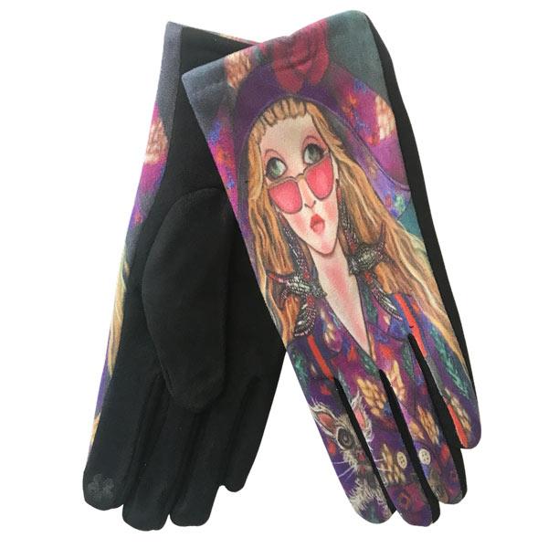 Wholesale 3709 - Art Design Touch Screen Gloves Art-20<br>
Touch Screen Gloves - One Size Fits Most