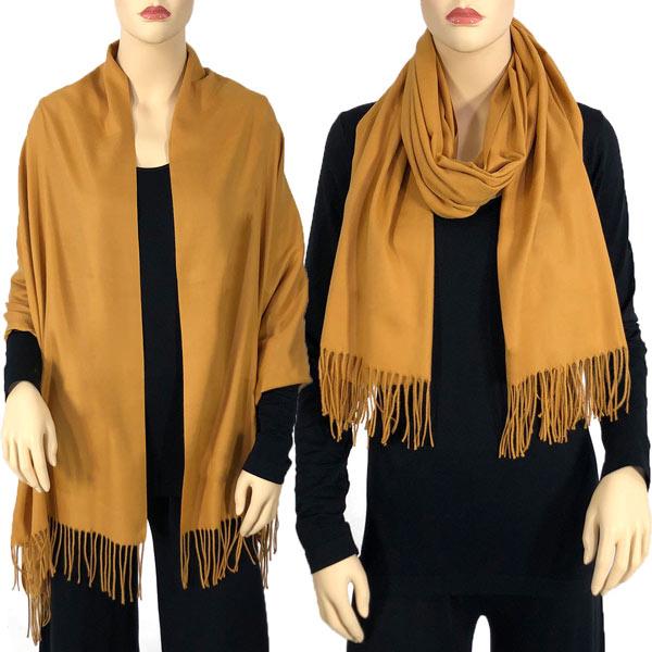 wholesale 3713 - Cashmere Blend Shawls - Solid and Two Tone 3713 - Mustard<br>
Cashmere Blend Shawl - 