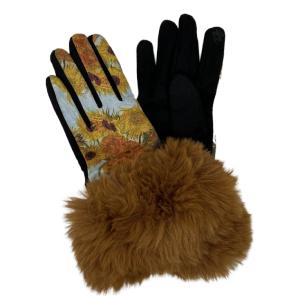 LC3803 -Fur Trimmed Art Design Touch Screen Gloves Art 16 <br>
Fur Trimmed Art Design Touch Screen Gloves
 - 