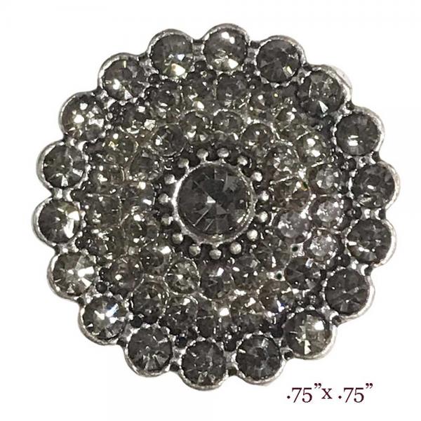 3815 - Small Diameter Magnetic Brooches - 327BK<br>
Hematite Crystals .75 3815 - Small Diameter Magnetic Brooches 327BK<br>
Hematite Crystals - .75
