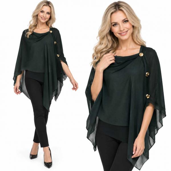 3846 - Georgette Button Shawls - 196G - Hunter Green w/Gold Buttons<br>
Georgette Button Shawl 3846 - Georgette Button Shawls 196G - Hunter Green w/Gold Buttons<br>
Georgette Button Shawl -