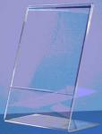 Display and Merchandising - Acrylic Slant Back Sign Holder 8.5 x 11