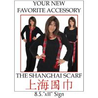 Exhibici&Atilde;&sup3;n y comercializaci&Atilde;&sup3;n - Shanghai Scarves Sign - FREE Limit 2 per Order