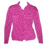 Plus Size Gourmet Popcorn - Cardigans - Raspberry Plus Size Cardigan