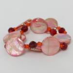 Joyer&Atilde;&shy;a - pulseras de moda - Iridescent Circles - Pink