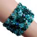 Flower Cuff - Seagreen