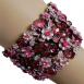 Flower Cuff - Pink