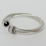 Joyer&Atilde;&shy;a - pulseras de moda - Cable - Black