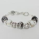 Joyer&Atilde;&shy;a - pulseras de moda - Charms - Black-White