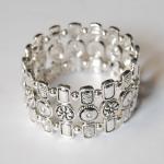Joyer&Atilde;&shy;a - pulseras de moda - 1023 - Silver