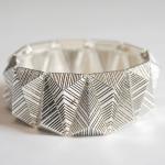 Joyer&Atilde;&shy;a - pulseras de moda - 1034 - Silver