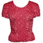Camisas de Popcorn gastr&Atilde;&sup3;nomo Fishscale Moneda de manga corta -  Winterberry