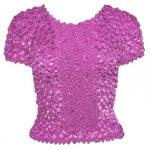 Camisas de Popcorn gastr&Atilde;&sup3;nomo Fishscale Moneda de manga corta -  Orchid