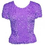 Camisas de Popcorn gastr&Atilde;&sup3;nomo Fishscale Moneda de manga corta -  Light Violet