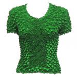 Camisas de Popcorn gastr&Atilde;&sup3;nomo Fishscale Moneda de manga corta -  Kelly Green