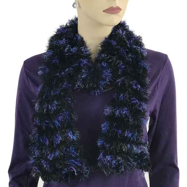 Wholesale 49 - Original Moa Boa Magic Scarves  Multi Black-Purple-Royal Moa Boa Magic Scarf - 