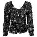 Abstract Dots Black-White