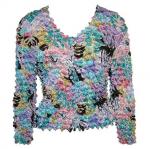 Gourmet Popcorn - Collarless Cardigan - Tropical Breeze
